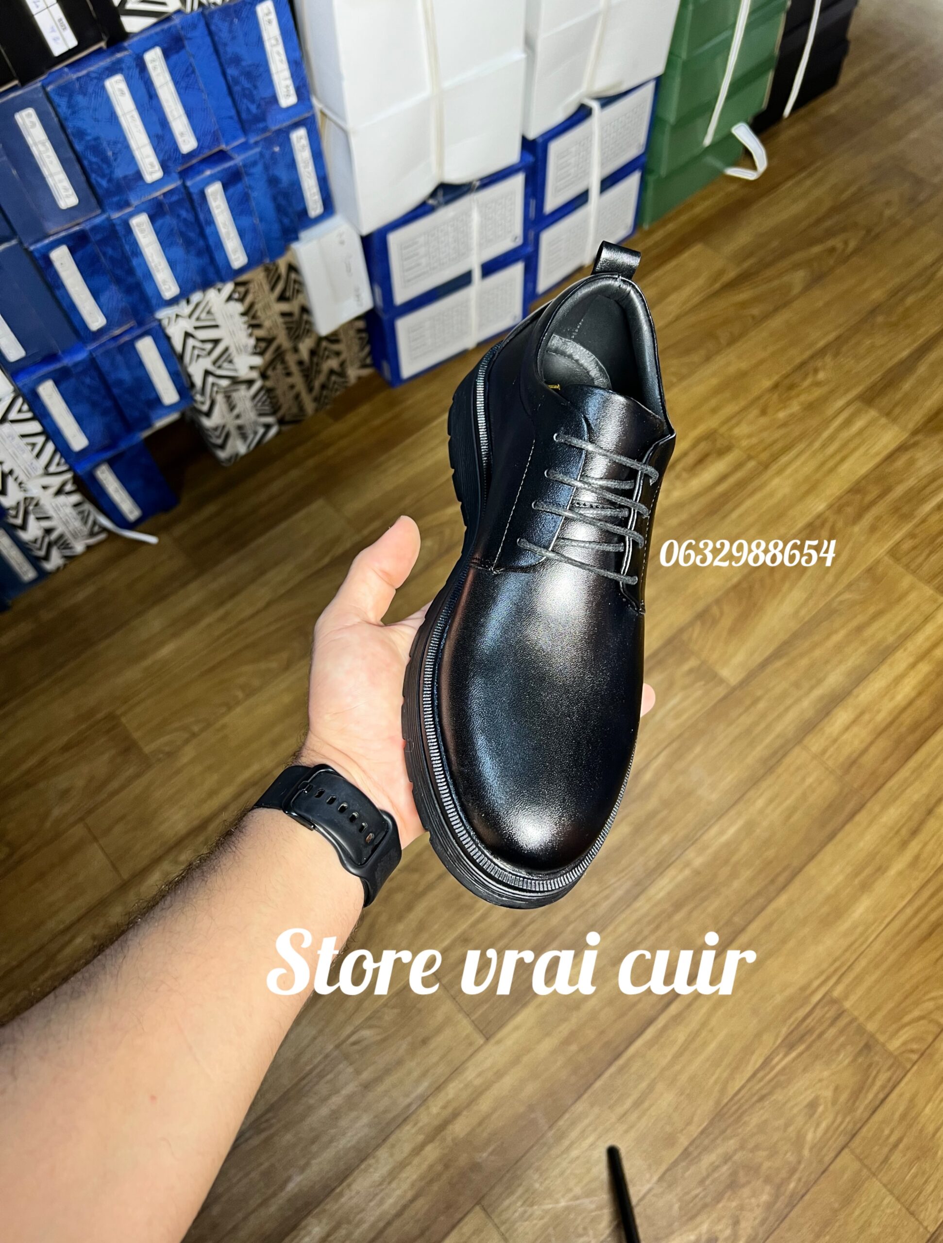 Réf : 0141 cuir noir – Image 2