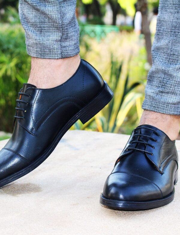 Réf : 011 cuir noir & marron