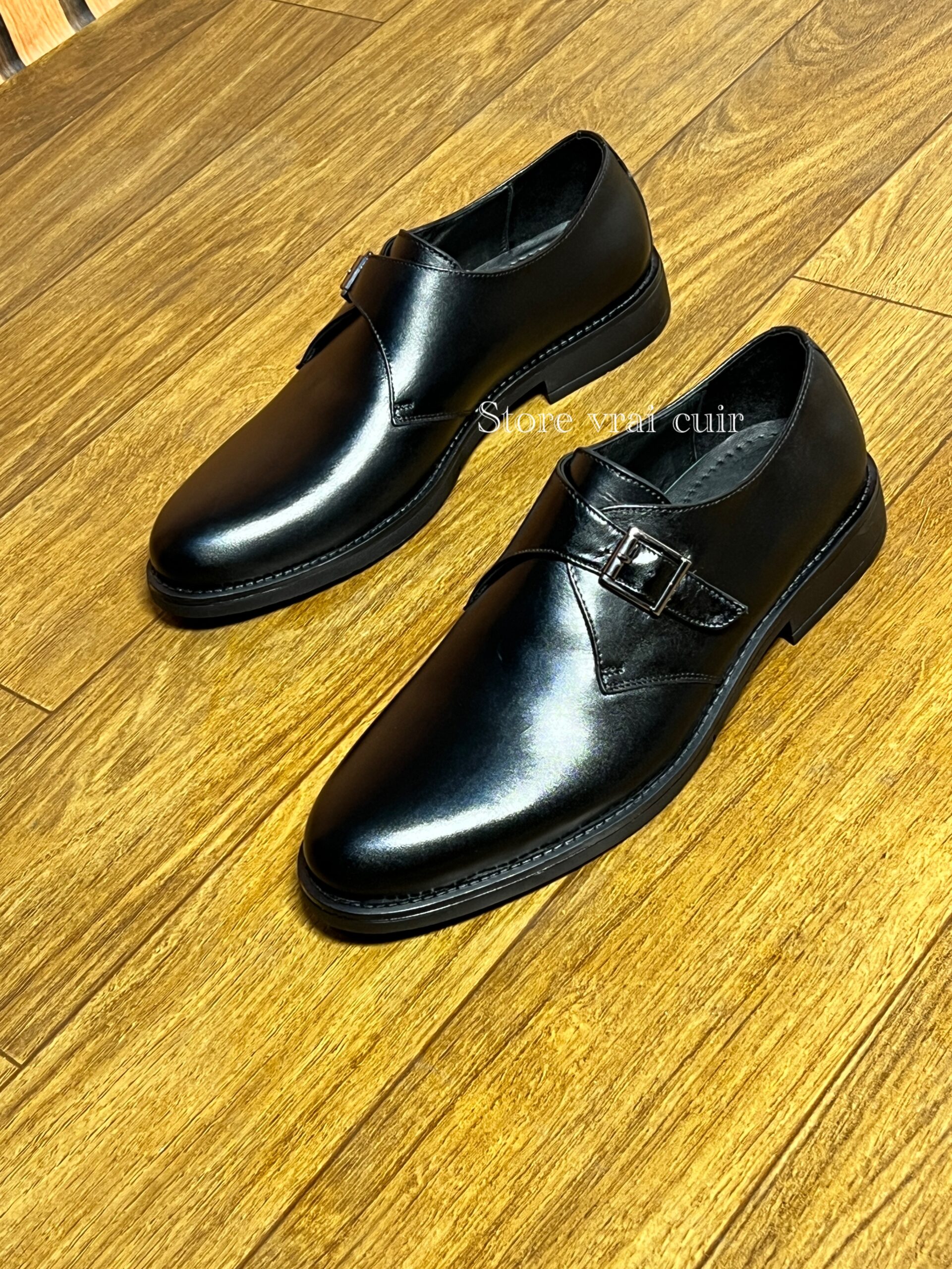 Réf : 230 cuir noir & marron