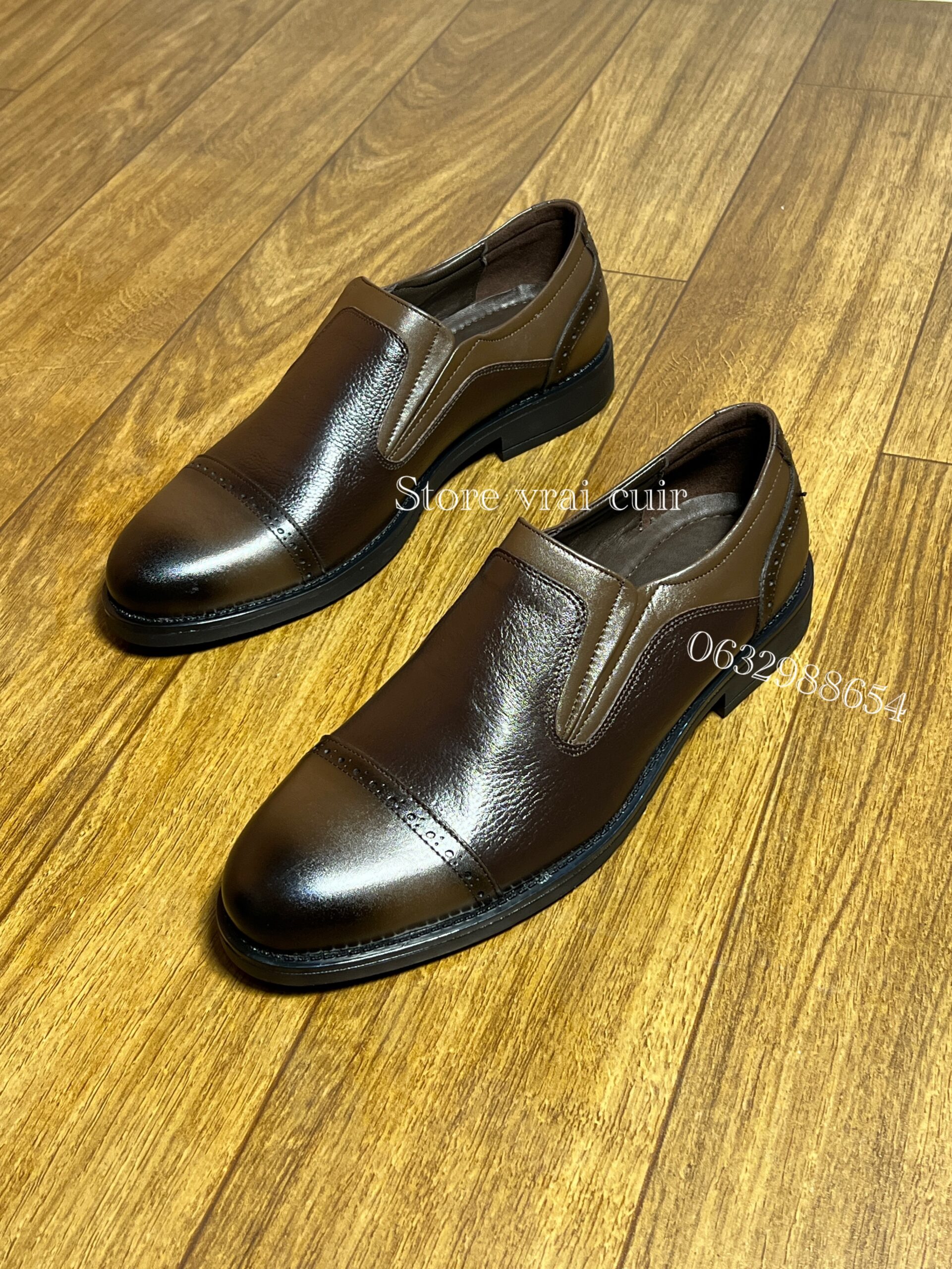 Réf : 241 noir & marron – Image 2